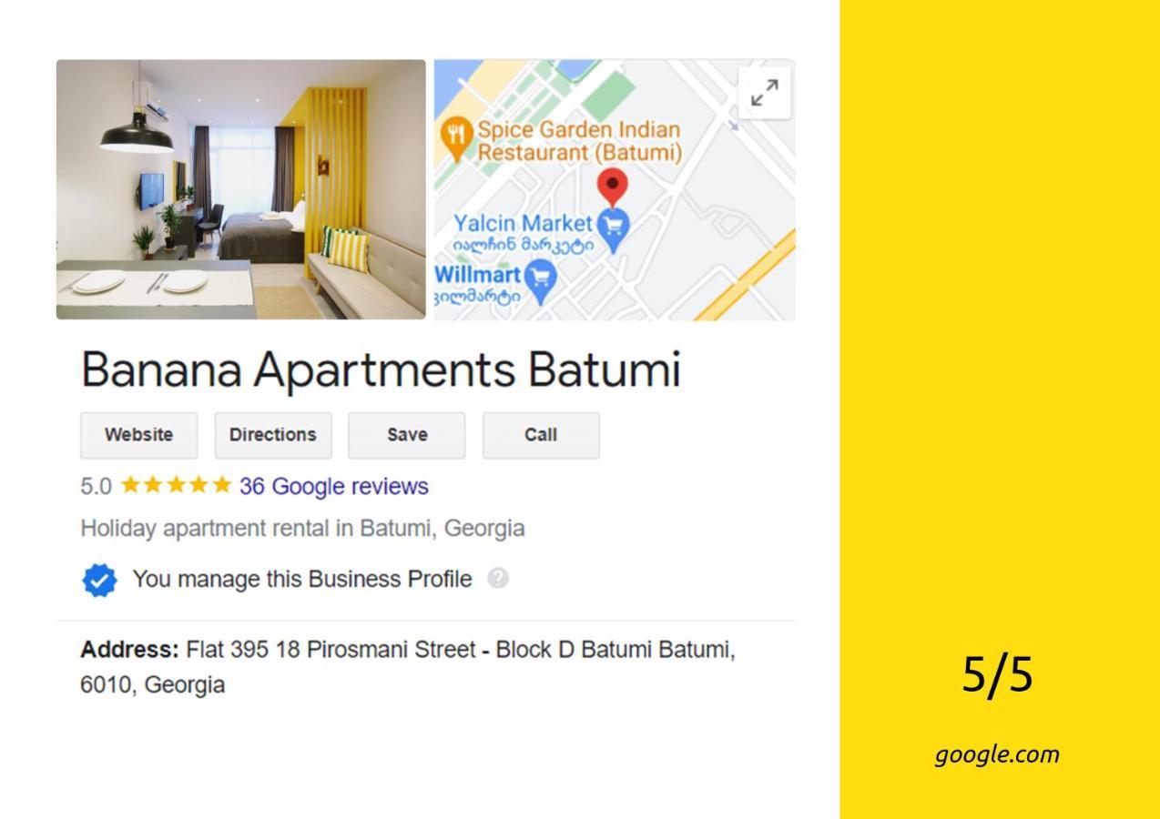 Banana Apartments Batumi Eksteriør bilde
